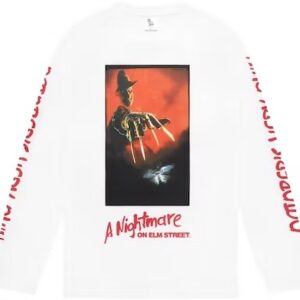 OVO A Nightmare On Elm Street Longsleeve Sweatshirt -White