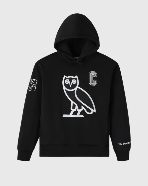 OVO Holiday Owl Combed Cotton Hoodie