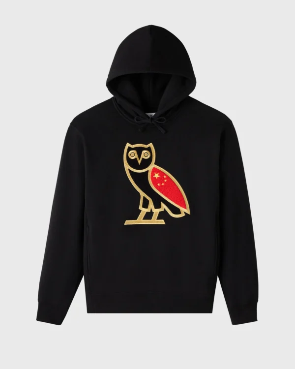 OVO Jurassic Park OG Owl Hoodie – Black