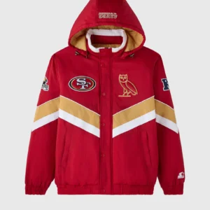 OVO Roots Varsity Jacket Red