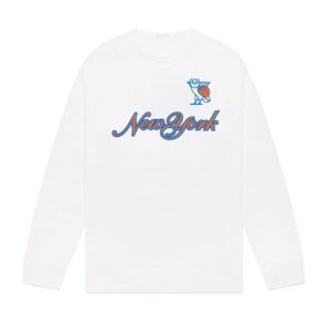 OVO X NBA Knicks LongSleeve – White