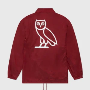 OVO x NBA Bulls Varsity Jacket – Red