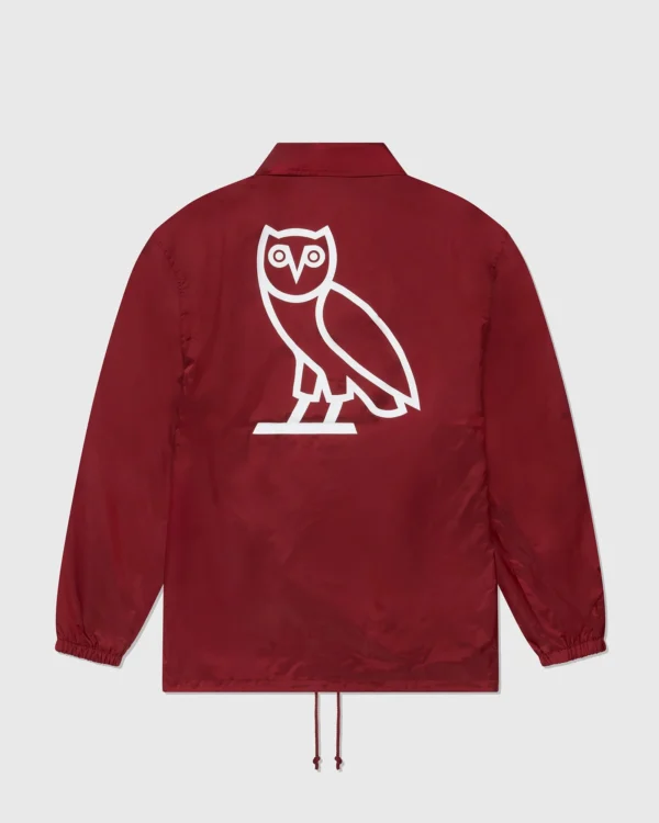 OVO x NBA Bulls Varsity Jacket – Red