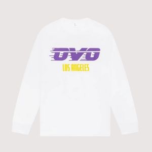 OVO x NBA Lakers L S Sweatshirt – White