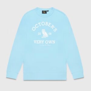 Ovo Collegiate Crewneck Sweatshirt – Light Blue